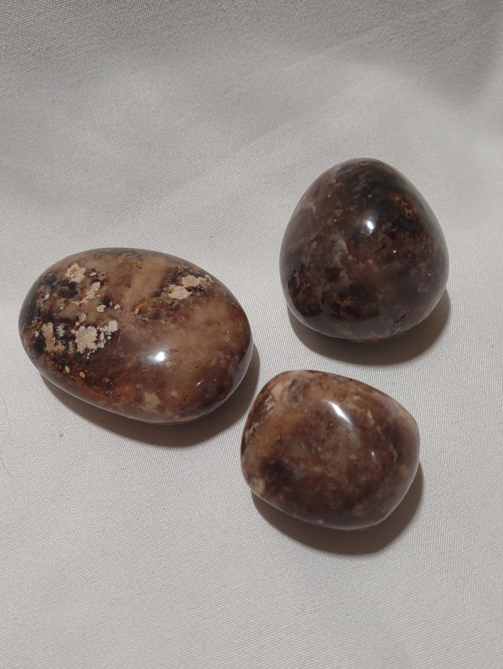 Chocolate Opal palm stone and tumbles